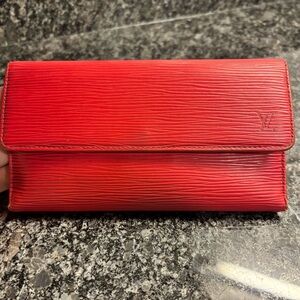 Red Designer Women's Clutch